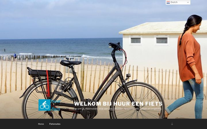 Screenshot of huureenfiets.com