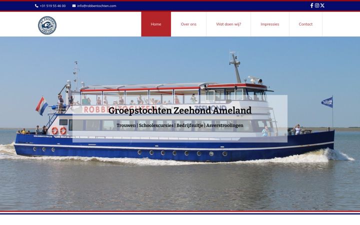 Screenshot of huuronsschip.nl