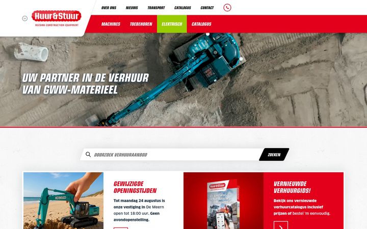 Screenshot of huurstuur.nl