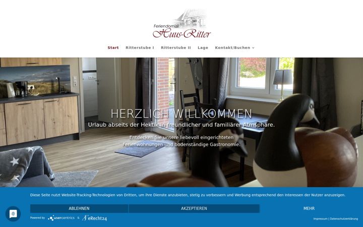 Screenshot of huus-ritter.de