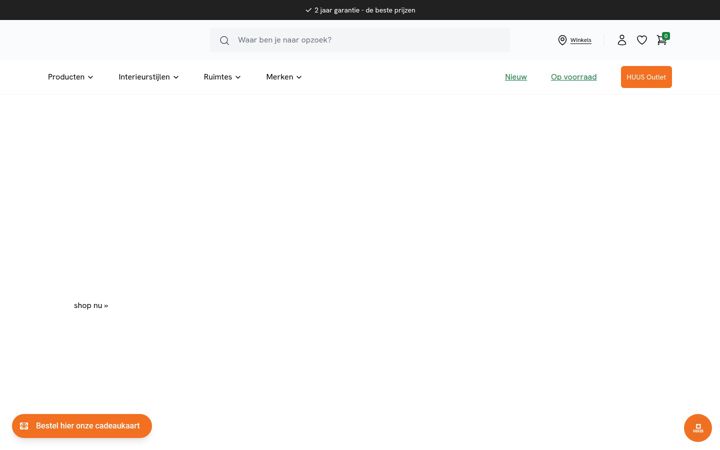 Screenshot of huus.nl