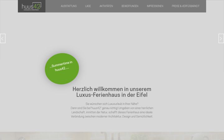 Screenshot of huus42.de