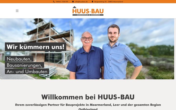 Ekraanipilt saidist huusbau.de
