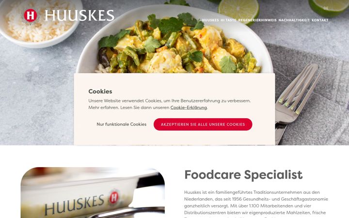 Screenshot of huuskes.de