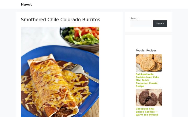 Screenshot of huvut.com