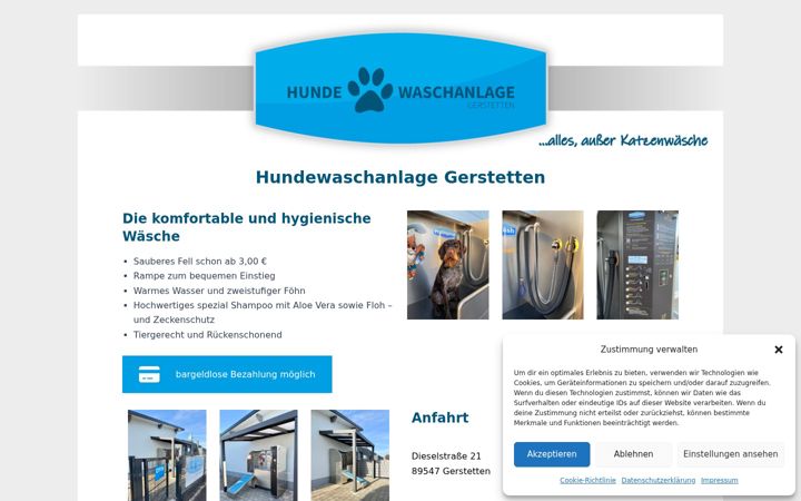 Screenshot of huwa-gerstetten.de