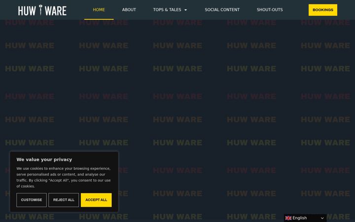 Screenshot of huwware.com