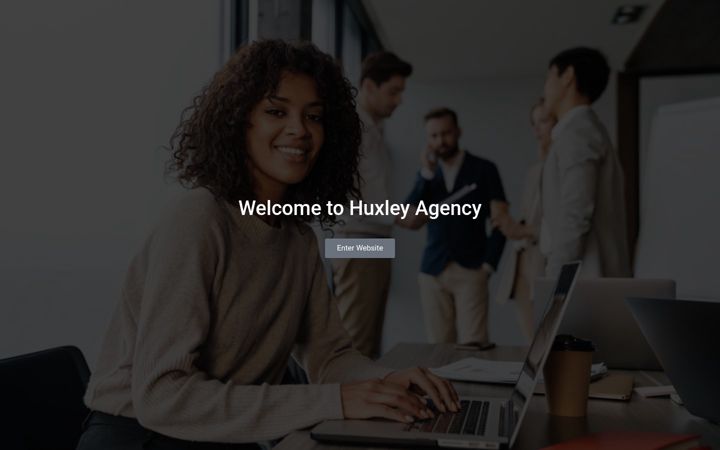Screenshot of huxleyagency.com
