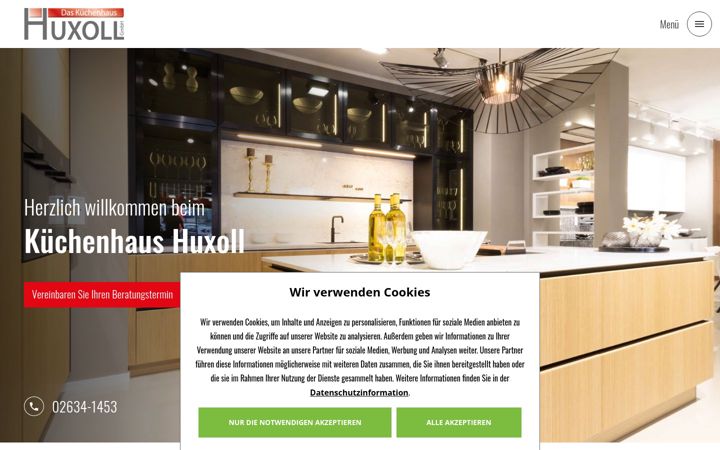 Screenshot of huxoll.de