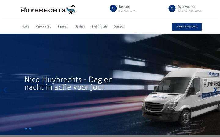 Screenshot of huybrechtsnico.be