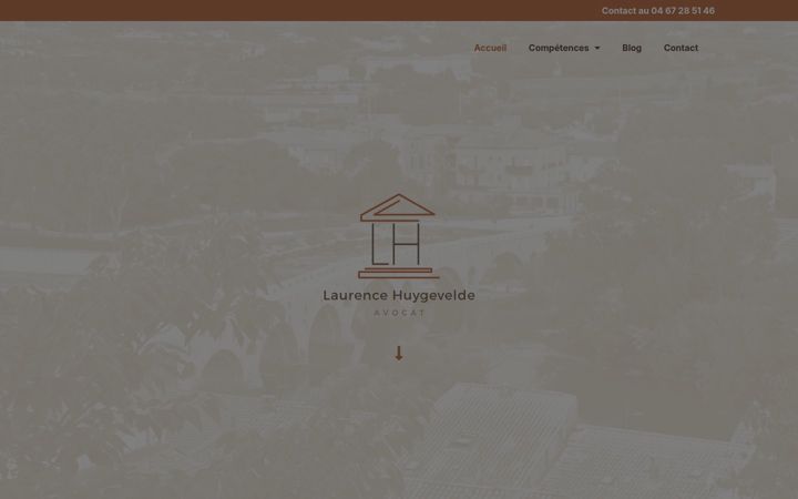 Screenshot of huygevelde-avocat.fr