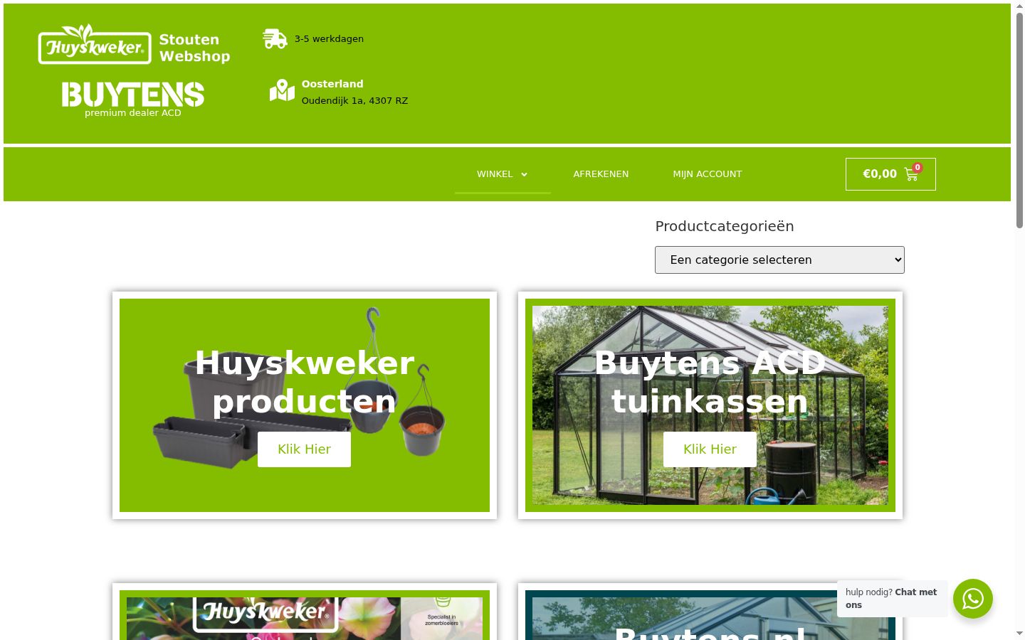 Screenshot van de toestemmingsbanner zoals getoond vóór enige interactie
