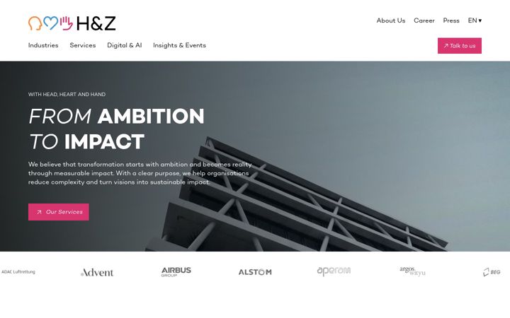 Screenshot of huz.de