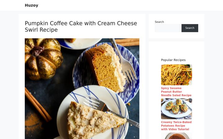 Screenshot of huzoy.com