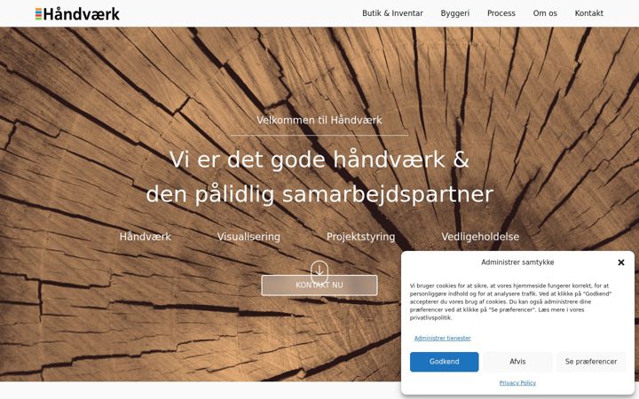 Screenshot of hv-as.dk