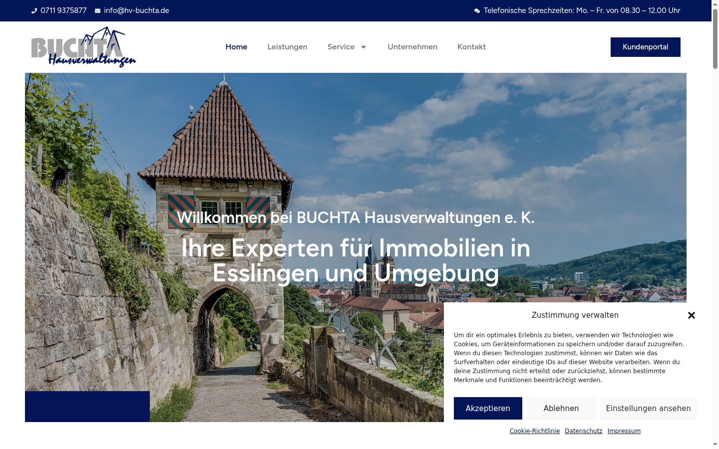 Screenshot tal-banner tal-kunsens muri qabel kwalunkwe interazzjoni
