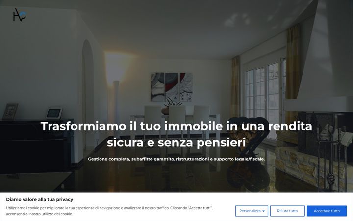Screenshot of hv-consulting.it
