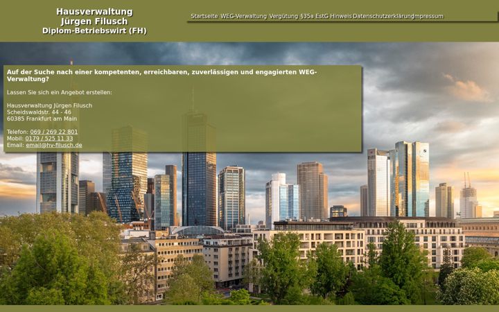 Screenshot of hv-filusch.de