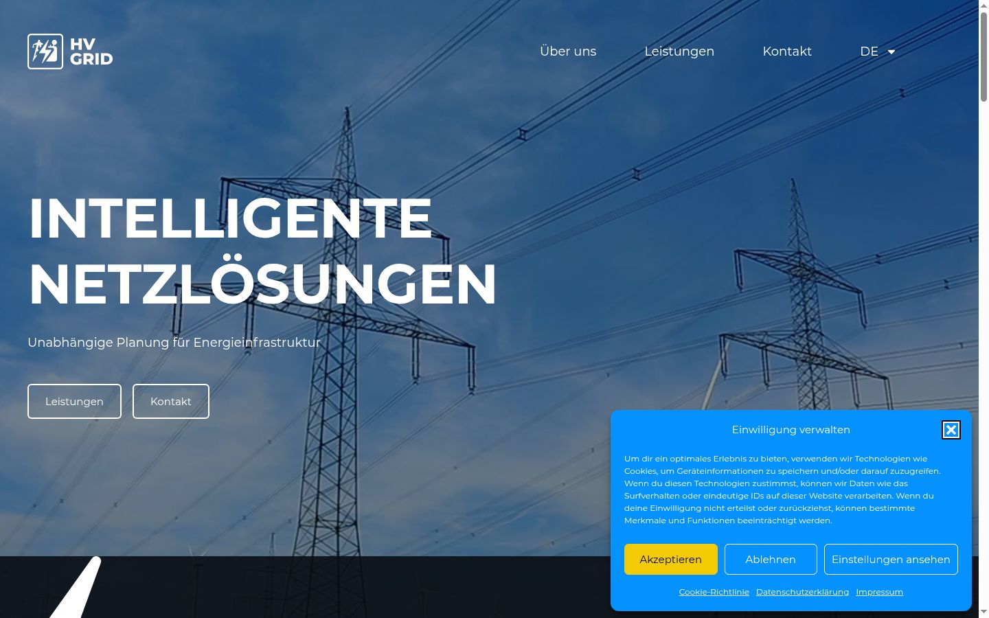 Screenshot tal-banner tal-kunsens muri qabel kwalunkwe interazzjoni