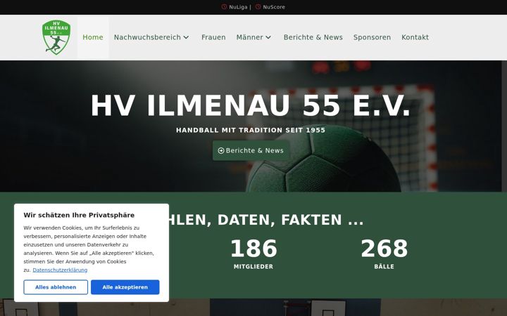 Screenshot ta' hv-ilmenau.de