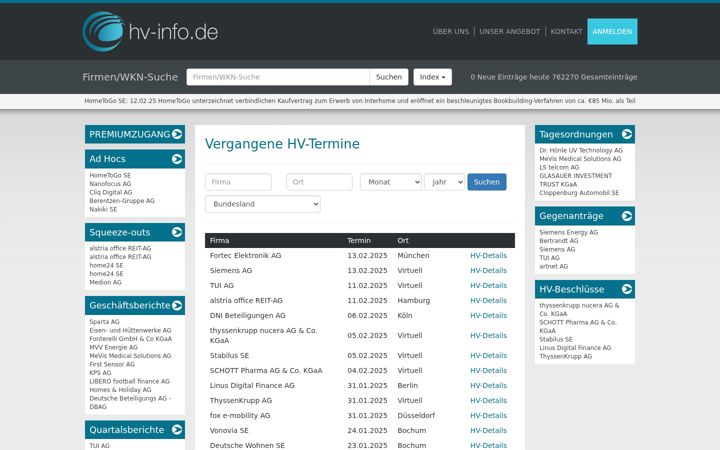 Screenshot of hv-info.de