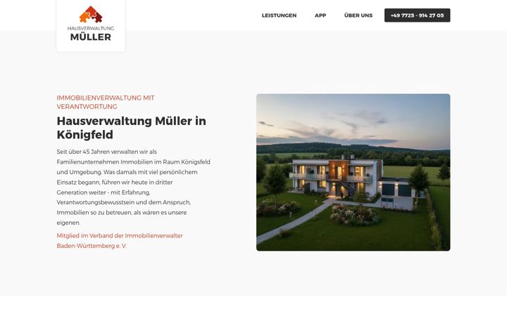 Screenshot of hv-mueller.de