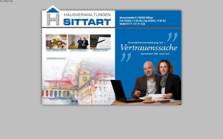 Screenshot of hv-sittart.de