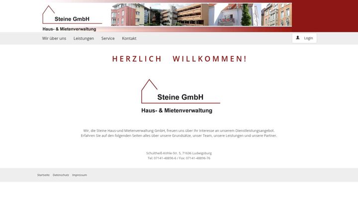 Screenshot of hv-steine.de