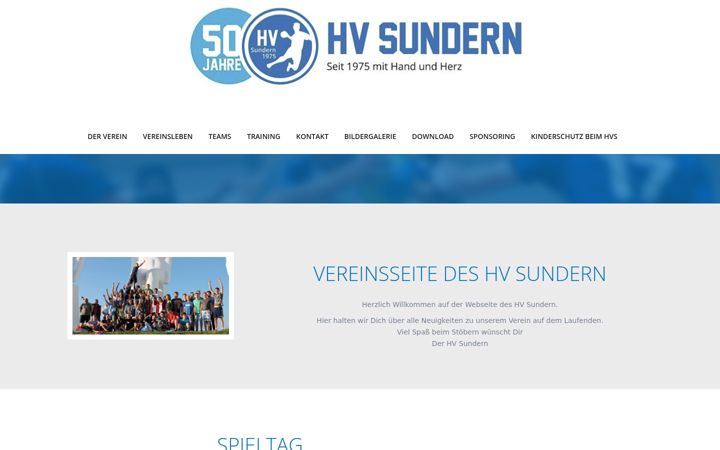 Screenshot of hv-sundern.de