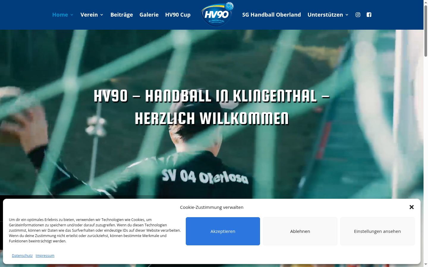 Screenshot tal-banner tal-kunsens muri qabel kwalunkwe interazzjoni