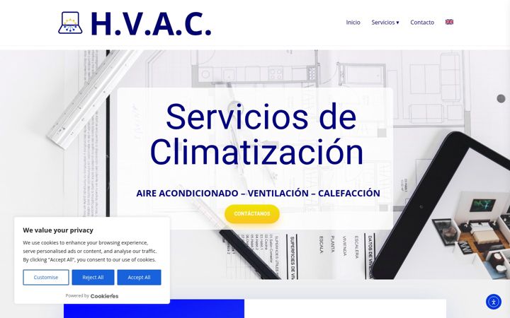 Screenshot of hvaconline.es