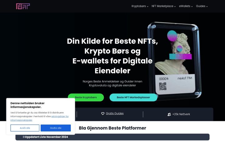 Screenshot of hvaernft.no