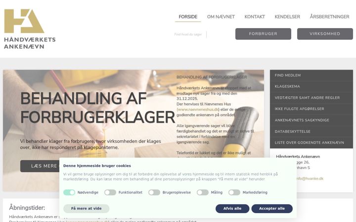 Screenshot of hvanke.dk
