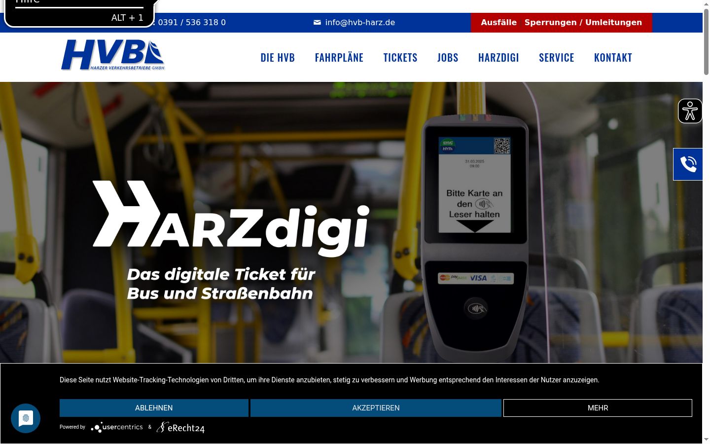 Screenshot tal-banner tal-kunsens muri qabel kwalunkwe interazzjoni
