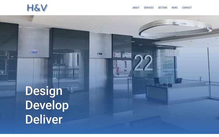 Screenshot of hvbuildingservices.co.uk