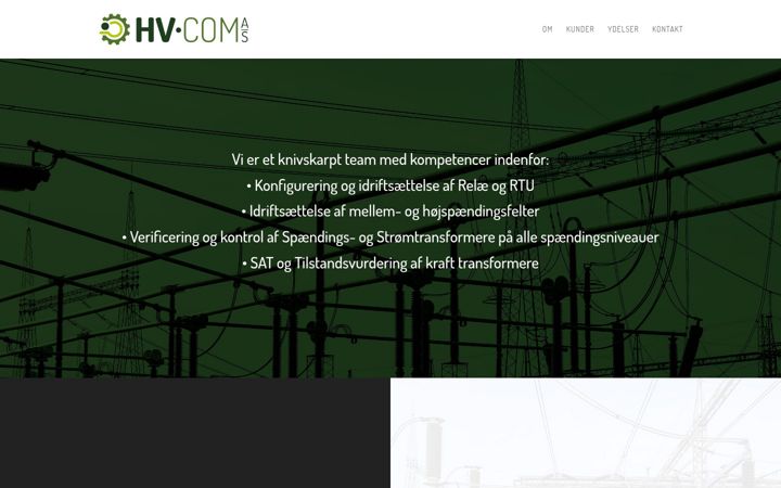 Screenshot of hvcom.dk