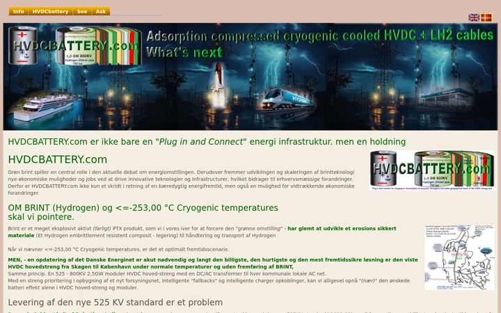 Screenshot of hvdcbattery.com