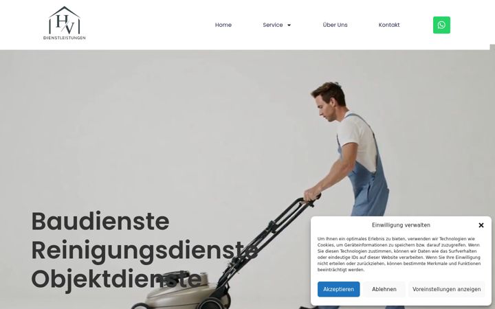 Screenshot of hvdienste.com