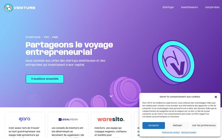Screenshot of hventure.co