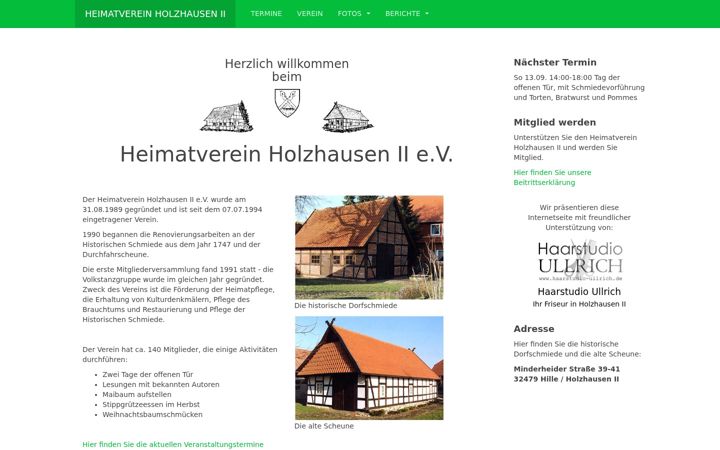 Screenshot of hvh2.de