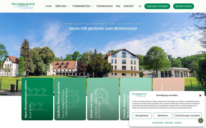Posnetek zaslona hvhs-seddinersee.de