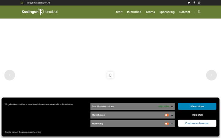Screenshot of hvkedingen.nl