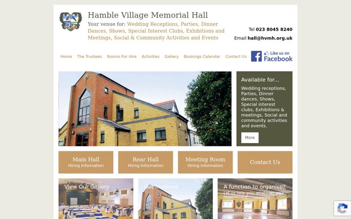 Screenshot of hvmh.org.uk