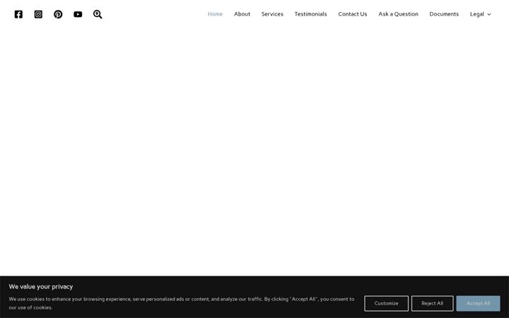 Screenshot of hvnarchitects.co.za
