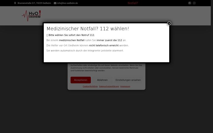 Ekrano kopija hvo-oedheim.de