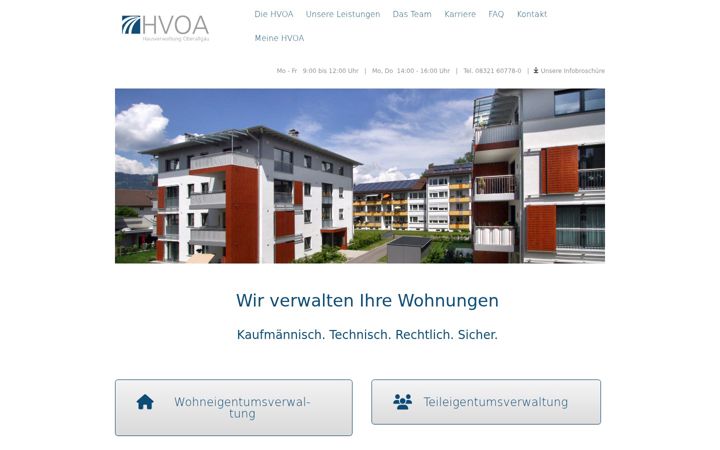 Screenshot of hvoa.de