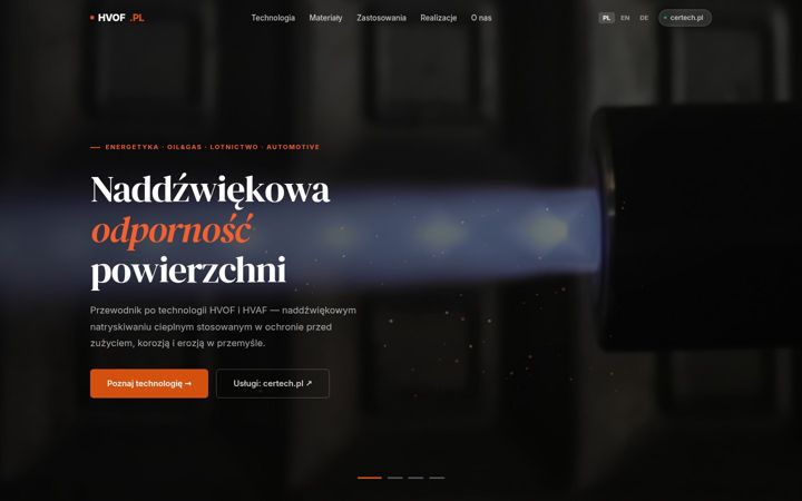 Screenshot of hvof.pl