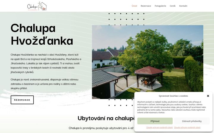 Screenshot of hvozdanka.cz