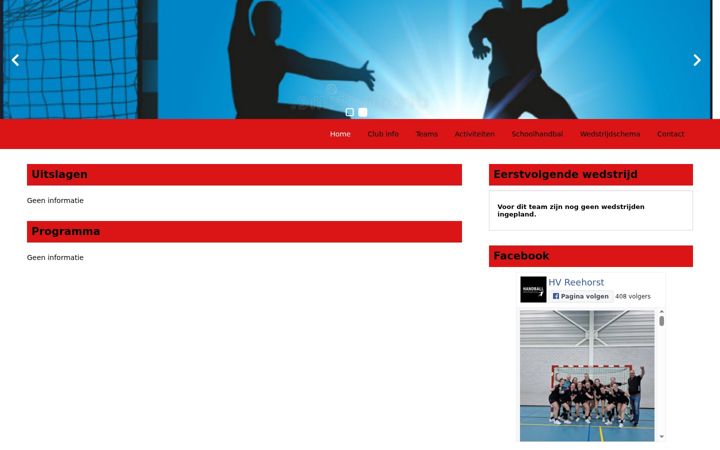 Screenshot of hvreehorst.nl
