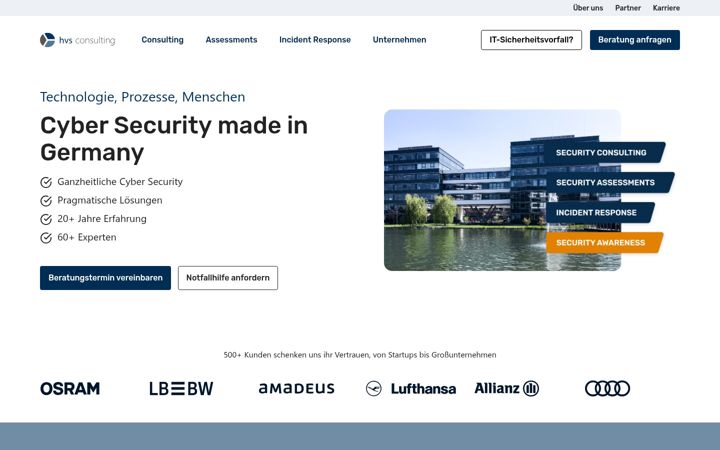 Screenshot of hvs-consulting.de